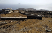 #03325, Kythnos sea view stone house.